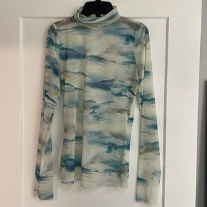 Jonathan Simkhai mesh turtleneck- runs very small